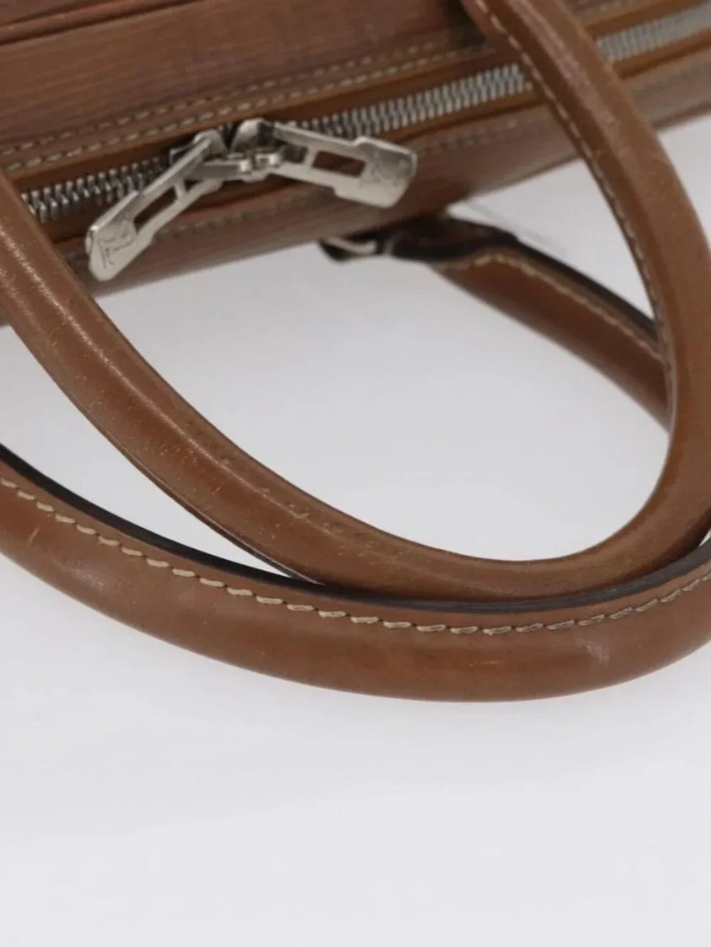 LOUIS VUITTON Epi Porte Documents Voyage Business Bag Brown
